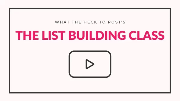 The List Building Class